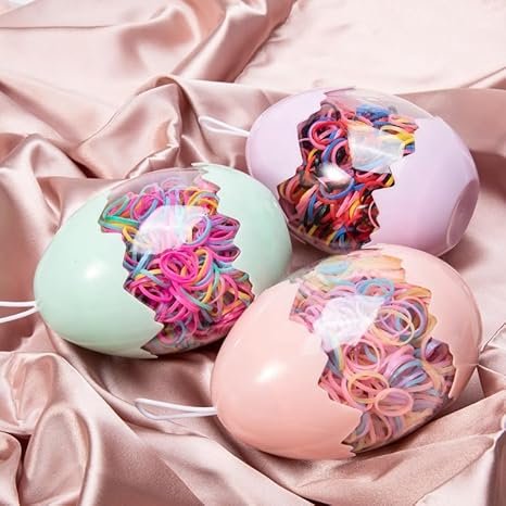 Cute Dinosaur Egg Hair Ties for Kids – Colorful Baby & Toddler Rubber Bands, Soft No-Damage Elastic Hair Ties for Girls, Little Kids & Infants – Small Hair Elastics & Rubber Bands for Hair - Image 6